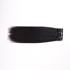 Brazilian Remy Hair Silky Yaki Straight 1pc/pack 100g RC0539