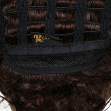 Human Hair Medium Curly Hair Wave Wig For Women RC0519