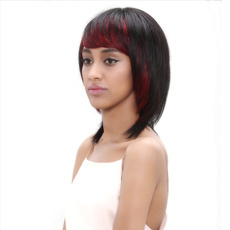 Human Hair Silky Short Straight Bob Wig For Women RC0506