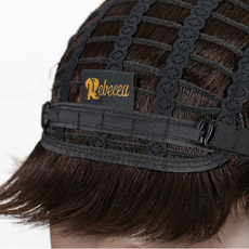 Human Hair Wig Short Straight Boy Cut RC0510