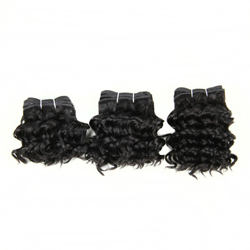 Rebecca Brazilian Hair Curly Weave African American Deep Wave 3pcs/pack Extension Full Head Set 