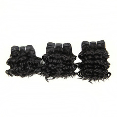 Rebecca <em>Brazilian</em> <em>Hair</em> Curly Weave African American Deep Wave 3pcs/pack Extension Full Head Set