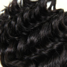 Rebecca Brazilian Hair Curly Weave African American Deep Wave 3pcs/pack Extension Full Head Set 