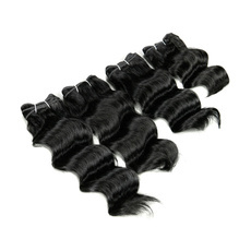 Rebecca <em>Brazilian</em> <em>Virgin</em> <em>Hair</em> Weave Natural Wave 4pcs/pack Extension Full Head Set Buy a send a12