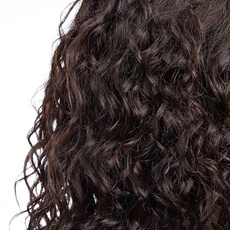 Rebecca Human Hair Middle Length Deep Wave Curly Wavy Wig 19 Inch