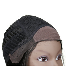Rebecca Nature Lace Frontal Wig Human Hair Mid-Length Straight 18 Inch