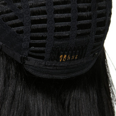 Rebecca Nature Lace Frontal Wig Human Hair Mid-Length Straight 18 Inch