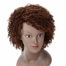 Human Hair Special Curly Wig For Women RC0747