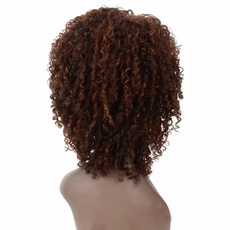 Human Hair Special Curly Wig For Women RC0747