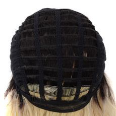 Ombre Synthetic Hair Bob Blonde Wig Hair Straight 10 Inch RC0643