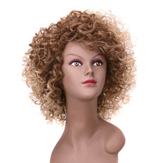 Ombre Synthetic Hair Wig Afro Kinky Curly Wig 10 Inch RC0607