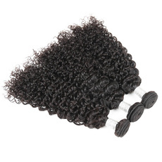 Rebecca 3Pcs/Lot Curly Brazilian Virgin Human Hair Weft/Weaves R5