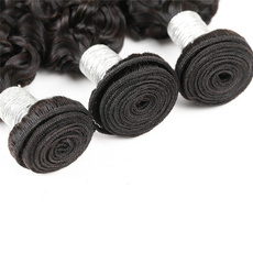 Rebecca 3Pcs/Lot Curly Brazilian Virgin Human Hair Weft/Weaves R5
