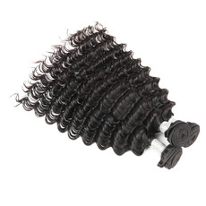 Rebecca 3Pcs/Lot Deep Wave Brazilian Remy Human Hair Weft/Weaves R5 RC0740