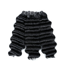 Rebecca Human Hair Nature PRESTIGE WEAVE Wefts Deep Wave Hair Extensions 3pcs