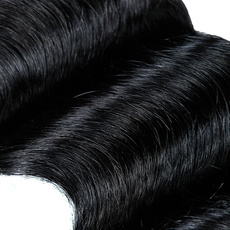 Rebecca Human Hair Nature PRESTIGE WEAVE Wefts Deep Wave Hair Extensions 3pcs