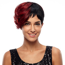 Rebecca Ombre Synthetic Hair <em>Wig</em> Short  Boy Pixie Cut Straight 9.5 Inch