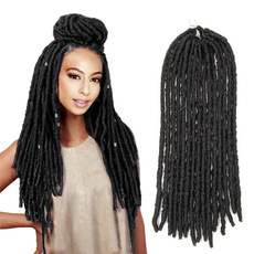 Rebecca Synthetic Hair Faux Dread Locs Crochet Braid 18 Inch Extension