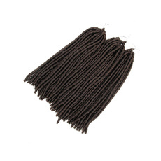 Rebecca Synthetic Hair Faux Dread Locs Crochet Braid 18 Inch Extension