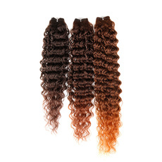 Rebecca Synthetic Hair Weave Curly Wave 24 Inch 3pcs/pack Ombre Extension