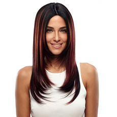 Rebecca Synthetic Hair Wig Long Straight Ombre 24 Inch RC0670