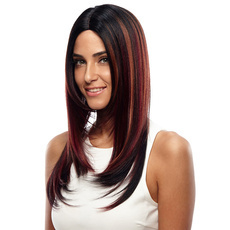 Rebecca Synthetic Hair Wig Long Straight Ombre 24 Inch RC0670