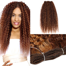 Rebecca Synthetic Kinky Curly <em>Ombre</em> <em>Hair</em> Weave 22 Inch