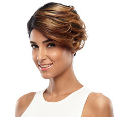 Synthetic Hair Blonde Wig Short Pixie Cut Straight 8.5 Inch RC0675
