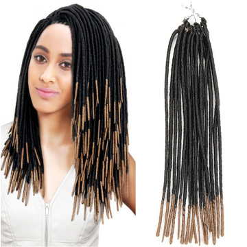 Synthetic Hair Crochet Braid Ombre Color Dreadlocks 20inch 1pc/pack RC0652