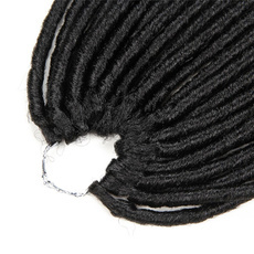 Synthetic Hair Crochet Braid Ombre Color Locs Mane 18inch 1pc/pack RC0655