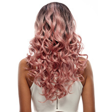 Synthetic Hair Lace Front Wavy Hair Wig Long Style Body Wave Wig For Women RC0668