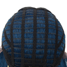 Synthetic Hair Natural Blue Skin part Front Lace Wig Long Straight 24 Inch RC0629