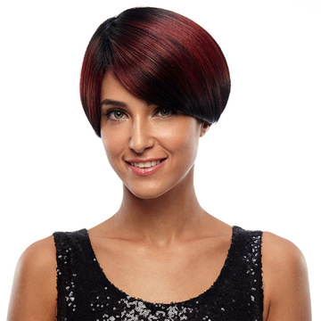 Synthetic Hair Short Straight Pixie Cut Wig 8 Inch RC0674