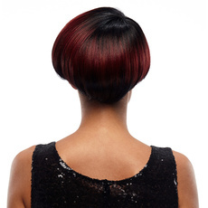 Synthetic Hair Short Straight Pixie Cut Wig 8 Inch RC0674