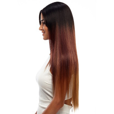 Synthetic Hair Straight Lace Front Wig Blonde Hair 31 Inch RC0669