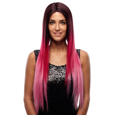 Synthetic Hair Straight Lace Front Wig Blonde Hair 31 Inch RC0669