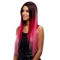 Synthetic Hair Straight Lace Front Wig Blonde Hair 31 Inch RC0669