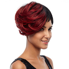 Synthetic Hair Wig Short Pixie Cut Straight 9.5 Inch RC0676