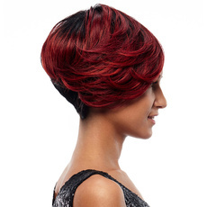 Synthetic Hair Wig Short Pixie Cut Straight 9.5 Inch RC0676