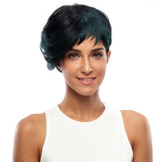 Synthetic Hair Wig Short Pixie Cut Straight 9.5 Inch RC0676