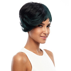 Synthetic Hair Wig Short Pixie Cut Straight 9.5 Inch RC0676