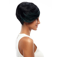 Synthetic Hair Wig Short Pixie Cut Straight 9.5 Inch RC0676