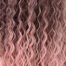 Synthetic Lace Part Ombre Long Afro Kinky Curly Lace Wig 26 Inch RC0611