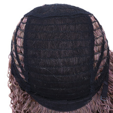 Synthetic Lace Part Ombre Long Afro Kinky Curly Lace Wig 26 Inch RC0611