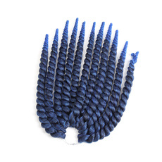  2pcs Synthetic Hair Mambo Satin Twist Crochet Braid Hair Weave Extension 