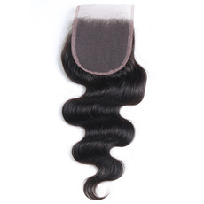  Brazilian Remy Hair Lace Frontal Closure Nature Body Wave 4*4 Closure RC0877