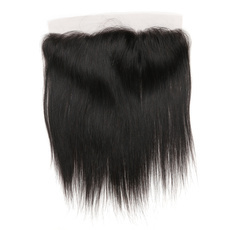  Brazilian Remy Hair Lace Frontal Closure Nature Straight 13*4 ClosureRC0801