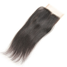  Brazilian Remy Hair Lace Frontal Closure Nature Straight 4*4 Closure RC0875