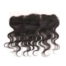 Brazilian Virgin Hair Lace Frontal Closure Nature Body Wave 13*4 Closure