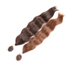  Synthetic Hair Brazilian Nature Wave Hair Weave Extension 20 inch